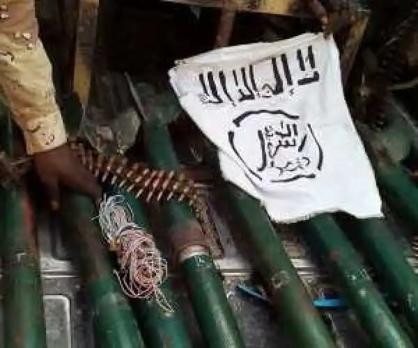 Photos: Troops Destroy Boko Haram Rocket Factory In Borno